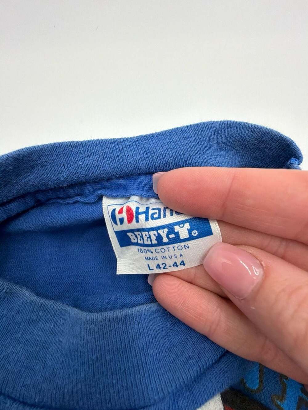 Vintage 1987 Grateful Dead Year of the Hare‎ Hanes Beefy-T Shirt Size L - Picture 4 of 5